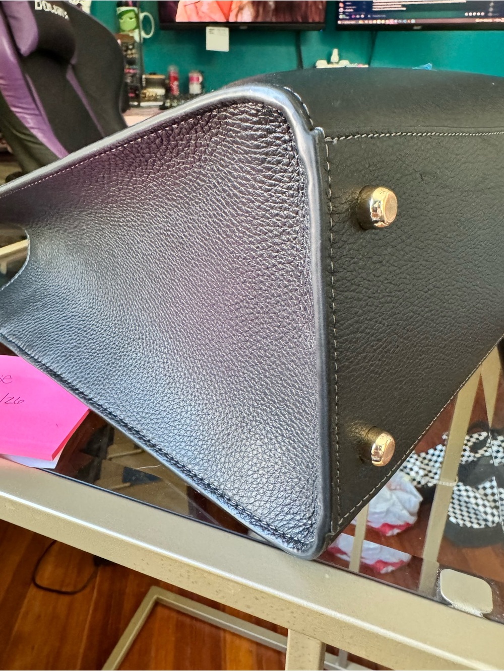 Coach Black Maggie Tote - Picture 7 of 9